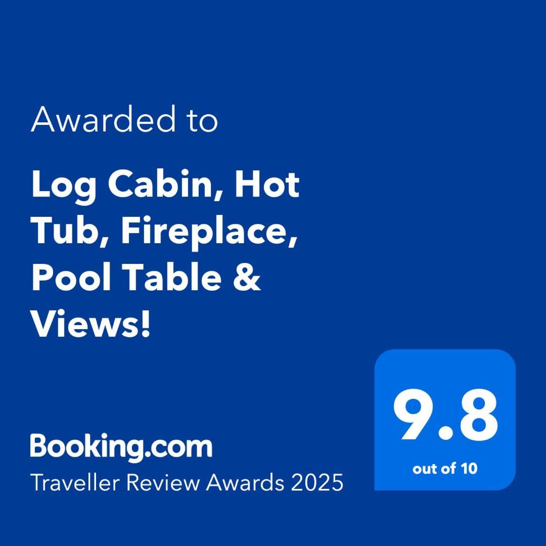Log Cabin, Hot Tub, Fireplace, Pool Table & Views! Севьервилл Экстерьер фото